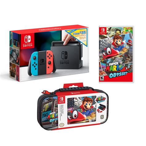 nintendo switch bundle super mario odyssey|super mario odyssey eshop.